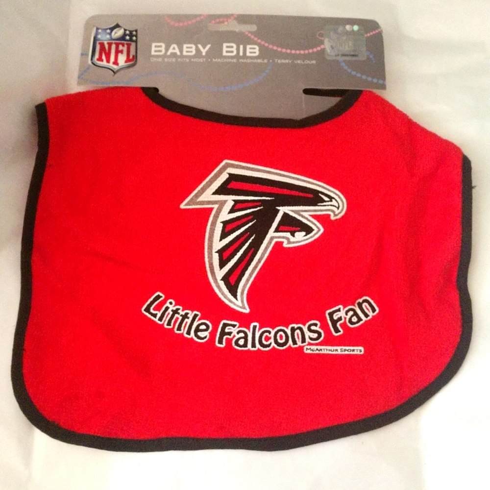NFL Atlanta Falcons Football Team Baby Bib NWT